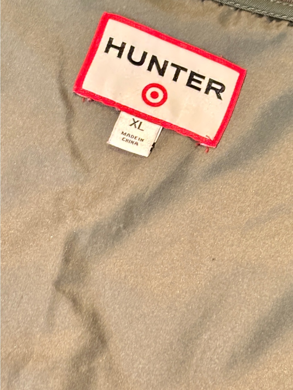 Hunter for Target Olive Green and Cream Varsity Bomber Jacket XL - Picture 7 of 9